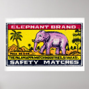 Roze Olifant - Luciferdoosje Print - Esthetische M