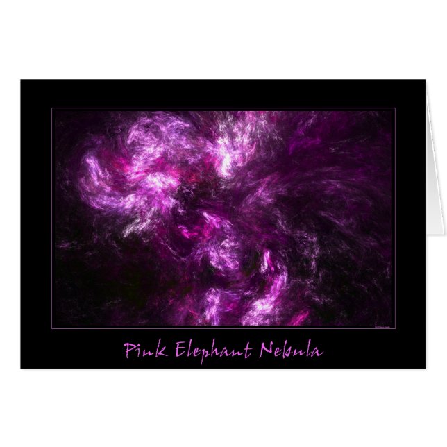 Roze olifant Nebula (Voorkant Horizontaal)