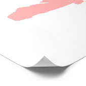 Roze olifant poster (Hoek)