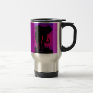 Roze olifant Roestvrij staal Mok