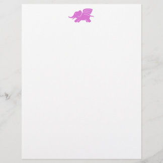 Roze olifant Stationery