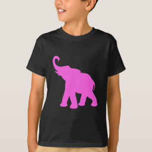Roze olifant t-shirt