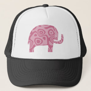 Roze olifant trucker pet