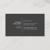  roze olifant visitekaartje (Achterkant)