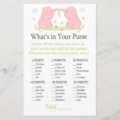 Roze olifant Wat zit er in je handtas? (Voorkant)