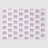 Roze olifant Waterverf Tissuepapier (Voorkant)