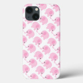 Roze olifanten Case-Mate iPhone case (Achterkant)