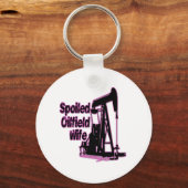 Roze olifield Wife Sleutelhanger (Voorkant)