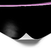Roze Om Perfect Poster (Hoek)