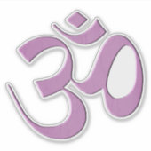 Roze Om Sticker (Voorkant)