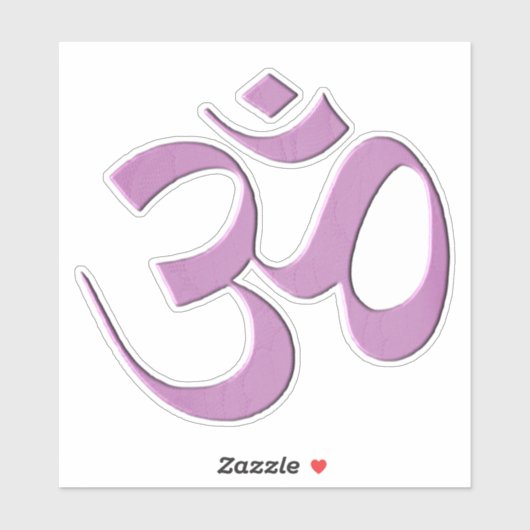 Roze Om Sticker (Vel)