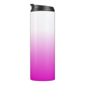 Roze Ombr Gradient Achtergrond Design-60416 Thermosbeker (Geroteerd rechts)