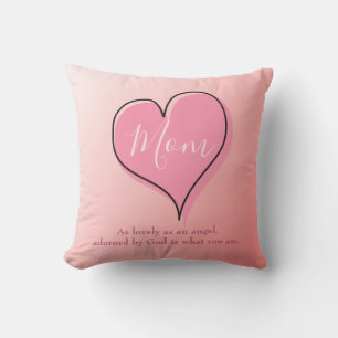  Roze ombre achtergrond Mom Kussen