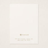 Roze ombre die juwelier-display Kaart verdient (Achterkant)