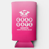 Roze Ombre Gradient Graduation Party (Voorkant)