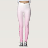  roze ombre-Leggings Leggings (Voorkant)