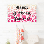  roze ombre poka Dots Gradient Spandoek (Insitu)