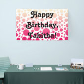  roze ombre poka Dots Gradient Spandoek (Beurs)