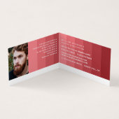 Roze Ombre Strepen, Schilder & Decorator Foto Visitekaartjes (Binnen)