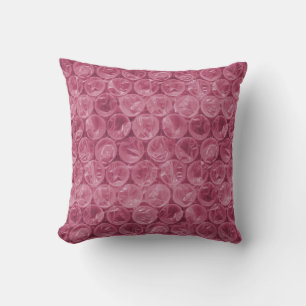 Roze omwikkelpatroon kussen