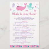 Roze onder het Zee wat in uw telefoonspel is (Voorkant)