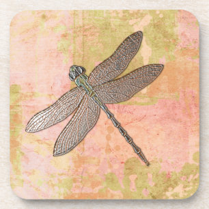 Roze onderdrukkingen Dragonfly Drankjes Onderzetter