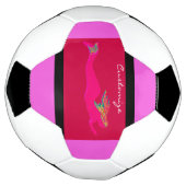 roze onderzeese zeemeermin voetbal (Gedraaid)