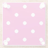 Roze Onderzetter van glas (Achterkant)