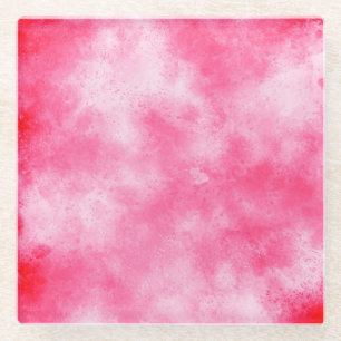 Roze Onderzetter van glas