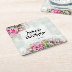Roze Onderzetter voor papieren weddenschappen