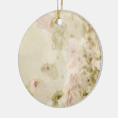 Roze onderzetters keramisch ornament (Links)