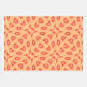 Roze ontwerp inpakpapier vel (Voorkant 3)