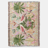 Roze  ontwerp van Flamingo Deken (Voorkant Verticaal)