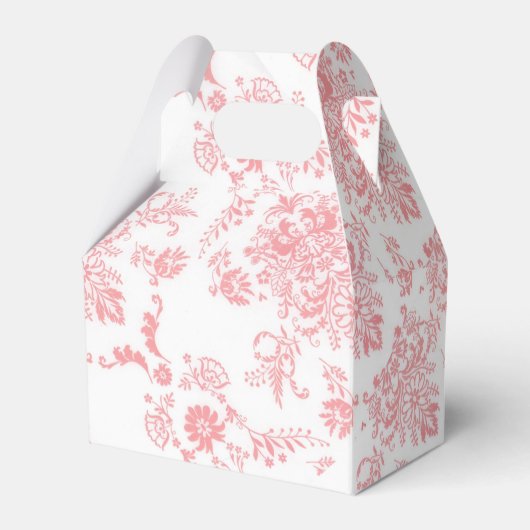roze ontwerpdoos bedankdoosjes (Voorkant Zijde)