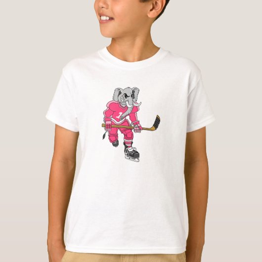 Roze oogklepspeler t-shirt (Voorkant)