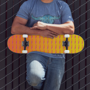 Roze oogskateboard skateboard