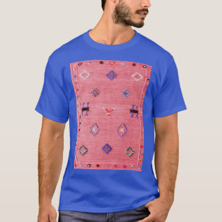 Roze oosterse, traditionele Marokkaanse stijl T-shirt