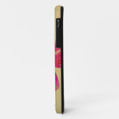 Roze oosterse  vlinderkunst Case-Mate iPhone case (Achterkant/links)