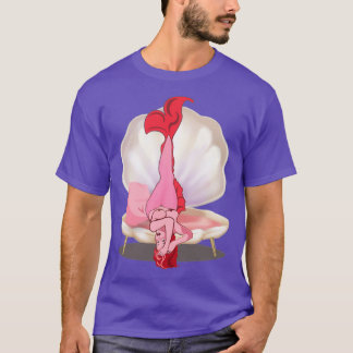Roze op de Halfshell T-shirt
