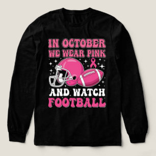 Roze op het rooster: Football's Commitment 2025 Tri-Blend Shirt