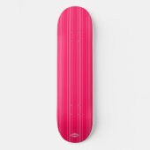 Roze op het Roze Stripe HAMbWG-skateboard Skateboard (Voorkant)