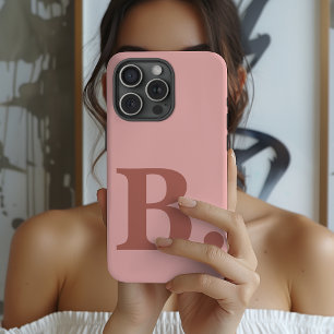 Roze op maat gemaakte iPhone hoes afstudeercadeau 15 Pro Hoesje