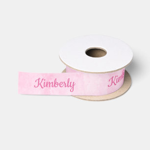 Roze Op Maat Gemaakte Naam Gepersonaliseerd Lint