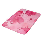 Roze op Roze Abstract Badmat (Gekanteld)