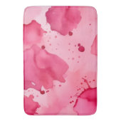 Roze op Roze Abstract Badmat (Voorkant Verticaal)