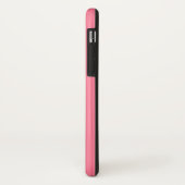 Roze op roze lijnen Case-Mate iPhone case (Achterkant/links)