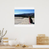 Roze op Stone Mountain Poster (Keuken)