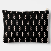 Roze op zwart etui (Achterkant)