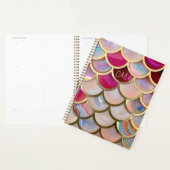 Roze Opaal Iridescent Mermaid Scales Planner (Display)
