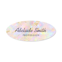 roze opal name tag